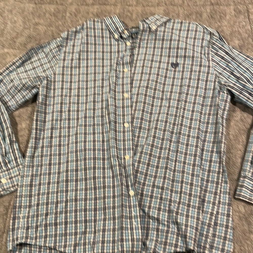 Mens button down shirt size L